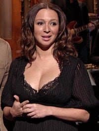 Exotic biracial natural beauty  Maya Rudolph is an absolute stunner. Sexy freckles and sexy tits