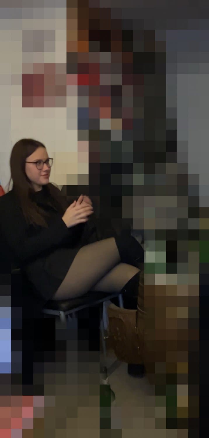 Nylon Footjob and cumshot on nylon