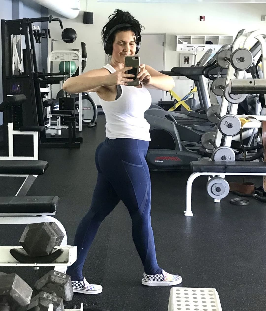 Best Friends mom working out