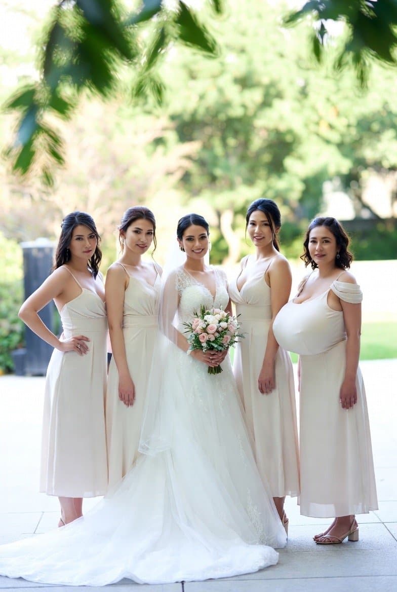 Upstaging the bride (realistic)