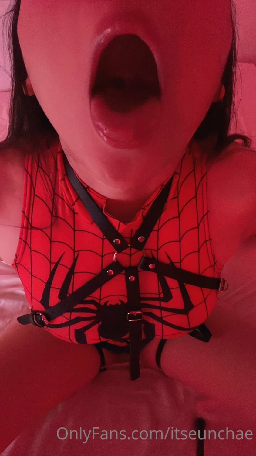 Asian Korean Chae Spiderman Cosplay