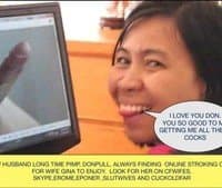 Click to view full size Cumslut Gina Filipina Hot Wife