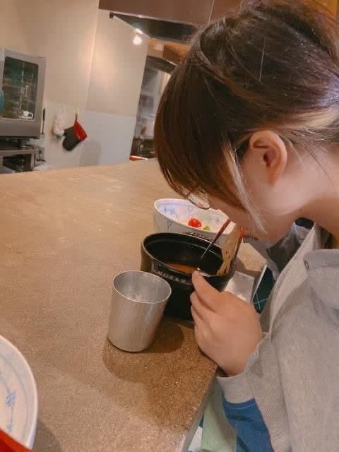 Pretty Japanese girl with glasses