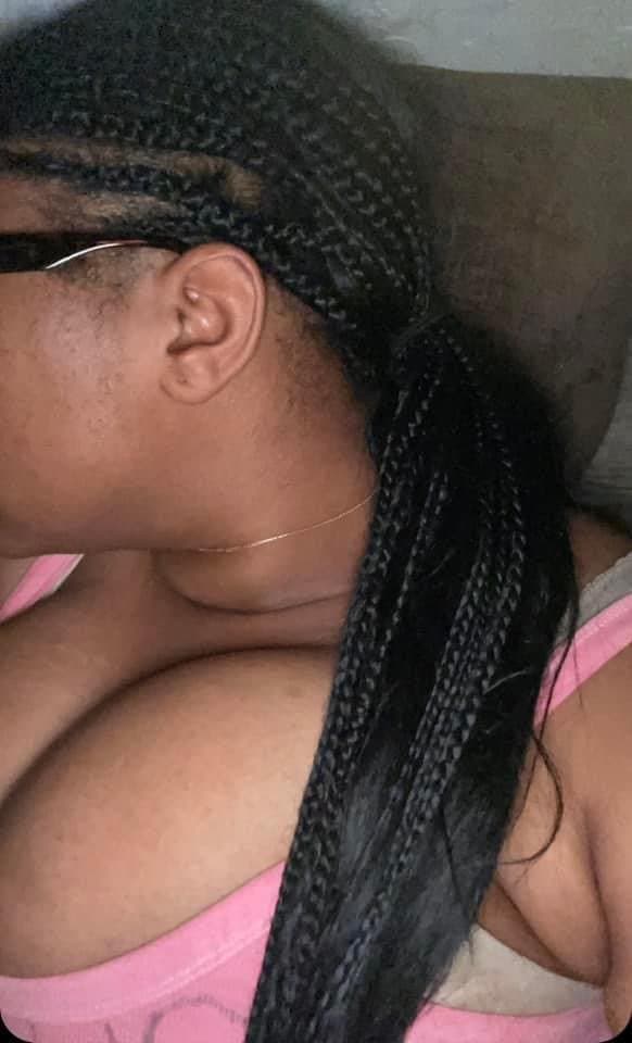 Black girl with big tits and hello kitty headphones