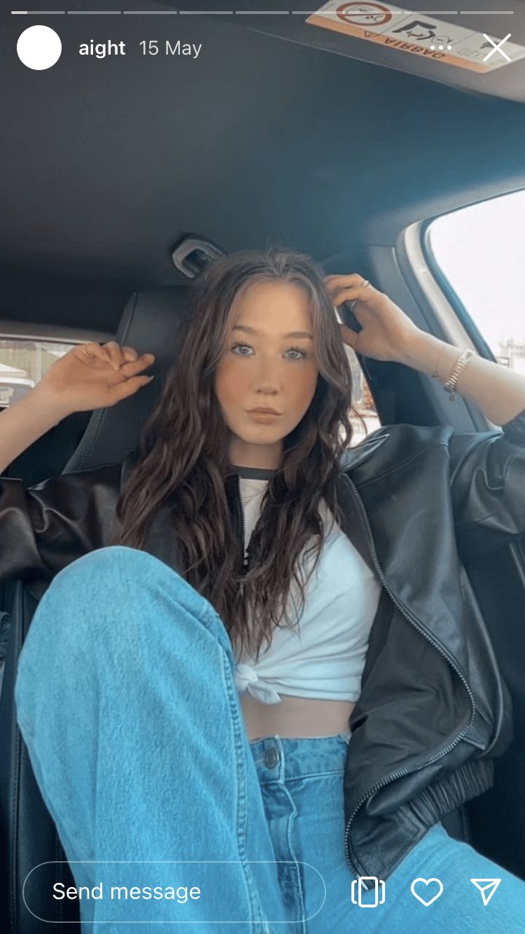 He shared his swedish crush Juliana.