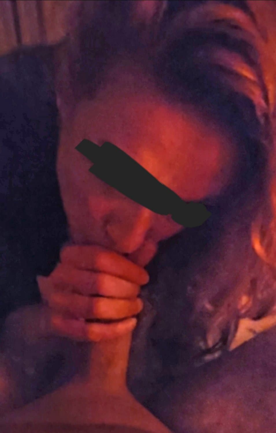 Mistress Redd Sucking and troathing a big white dick. Whole uncensored vid on kik: Redd.MistressRedd