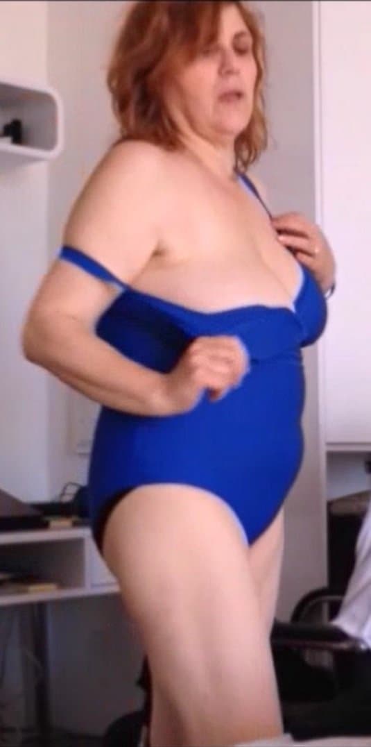 Kristina mature swimsuit