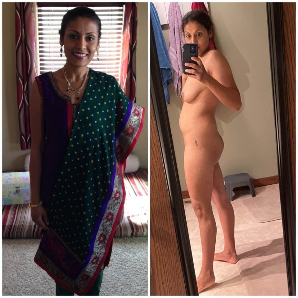 Busty Indian hotwife Tusi Patels milky udders