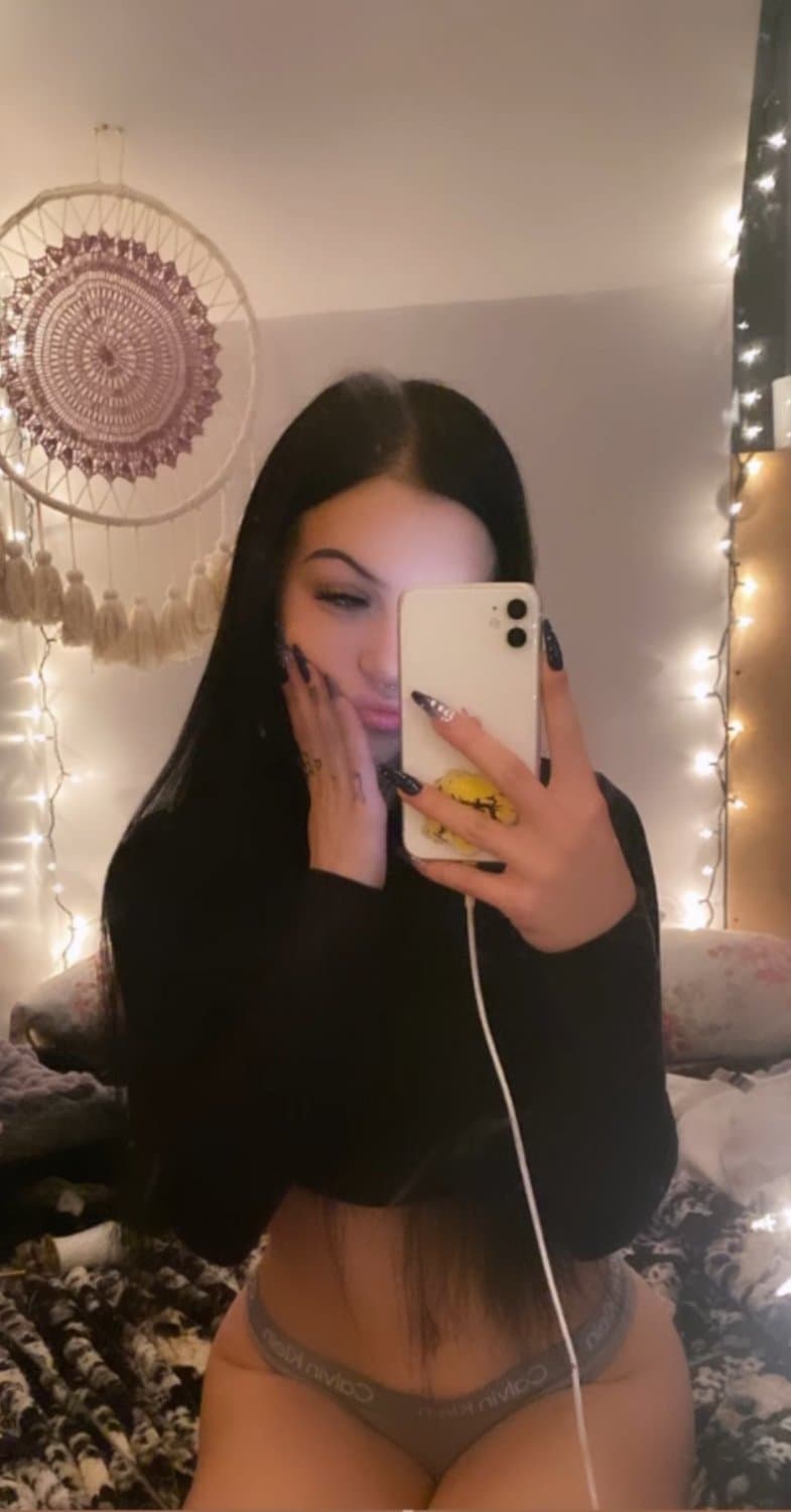 Finnish teen slut showing her calvin klein thongs