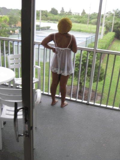 security guard peeper... wife teases security during the day and lets him watch at night