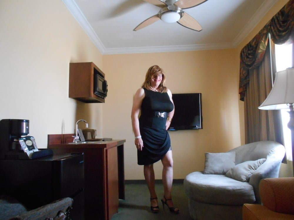 Sexy Sissy In Little Black Dress