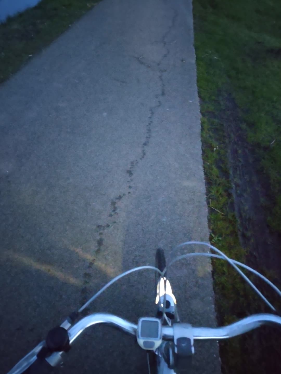 Peeing while cycling!