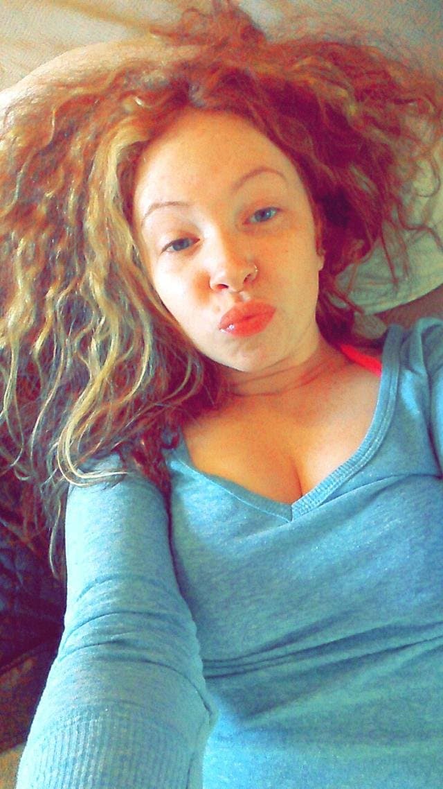 Ginger with butterfly ass tattoo