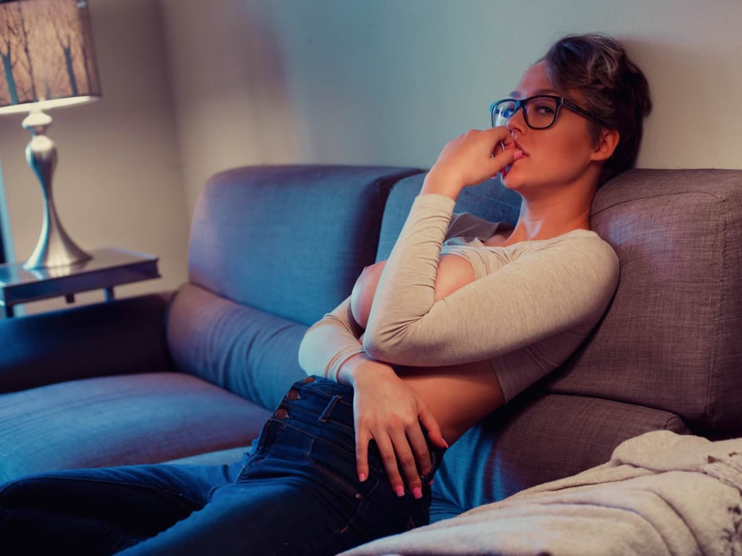 Click to view full size When Sabrina Is Bored Her Clothes Come Off.