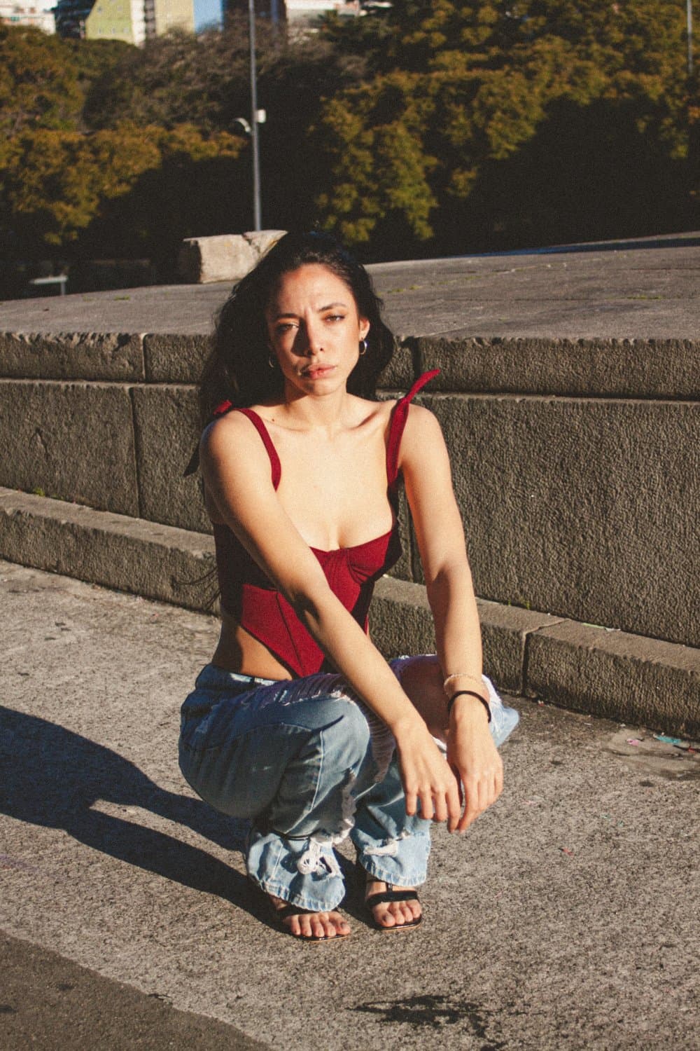 Out here tempting more than just fate