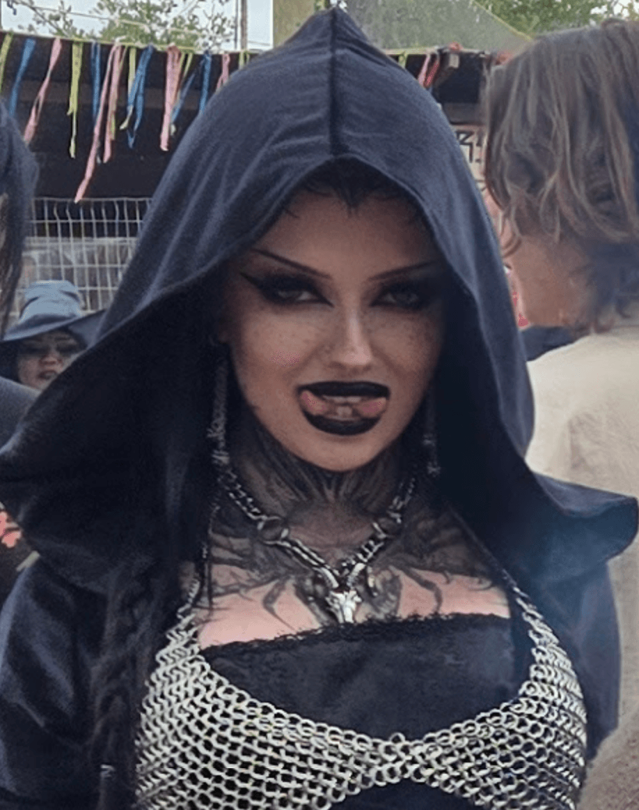 Sexy Split Tongue Goth