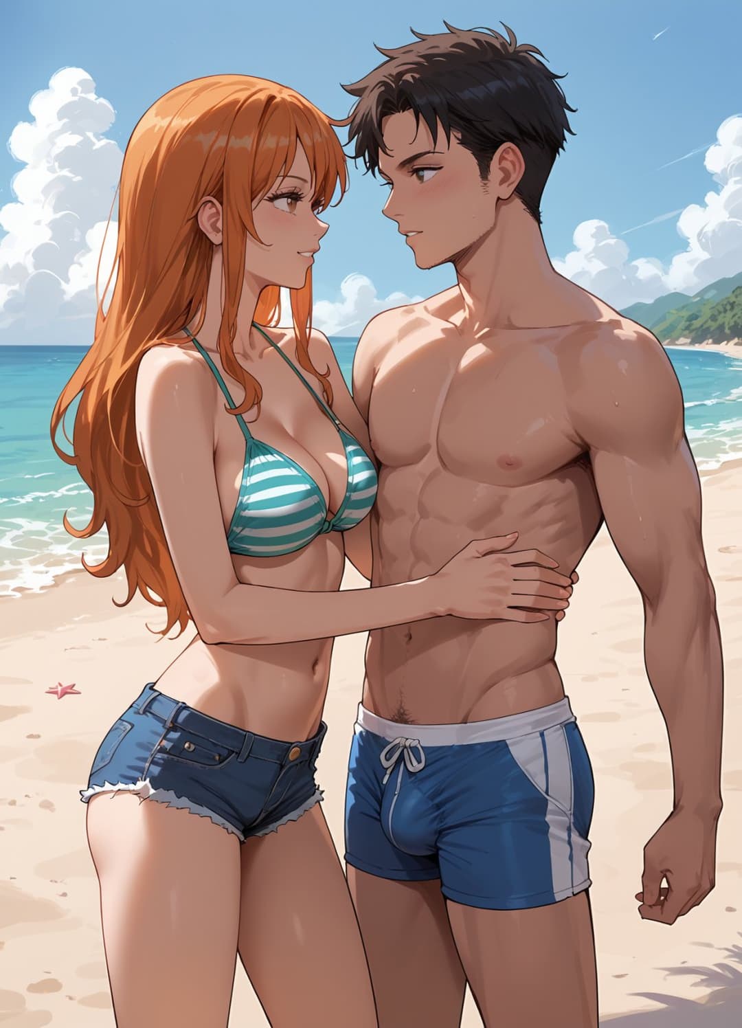 Nami in beach