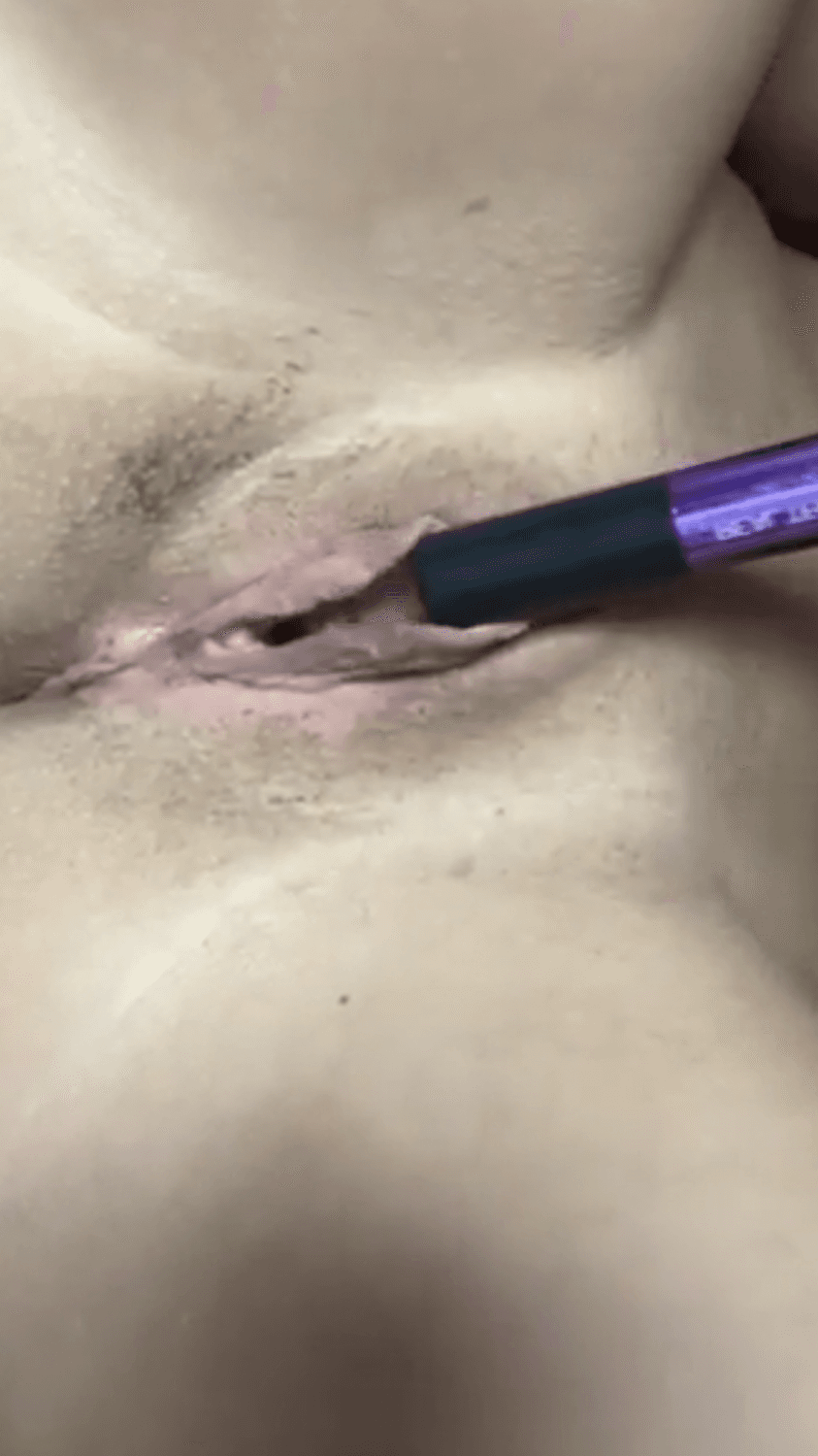 Another teacher peels open her cunt during Covid