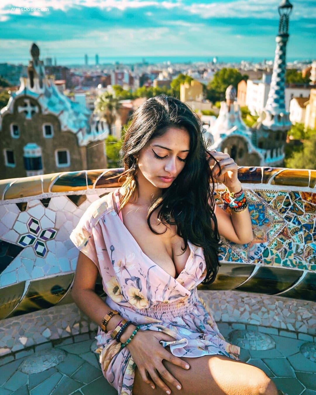 Beautiful NRI Enjoying Bali