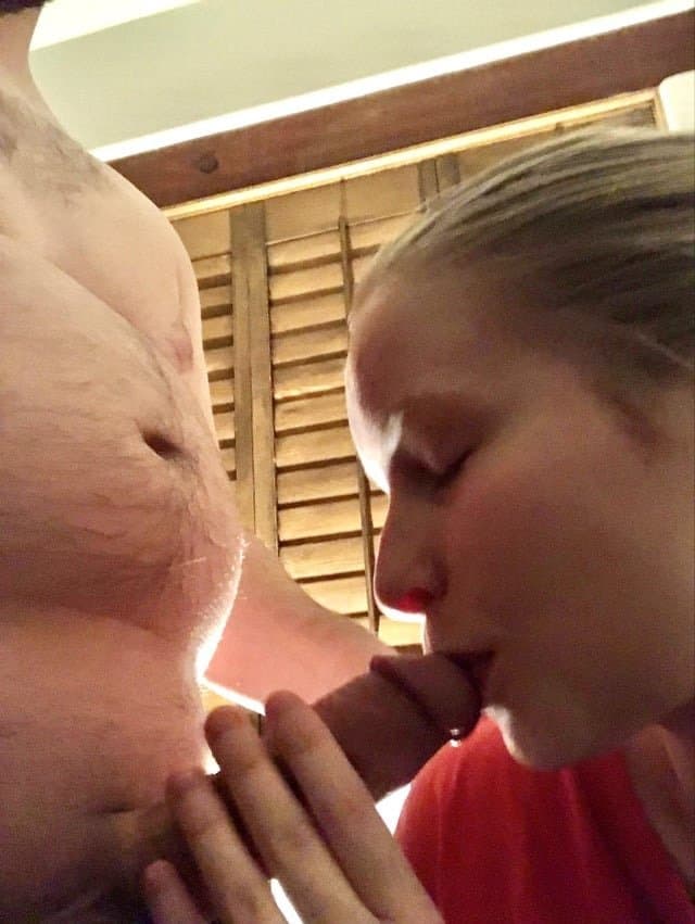 20yo College slut blows her 63yo professor