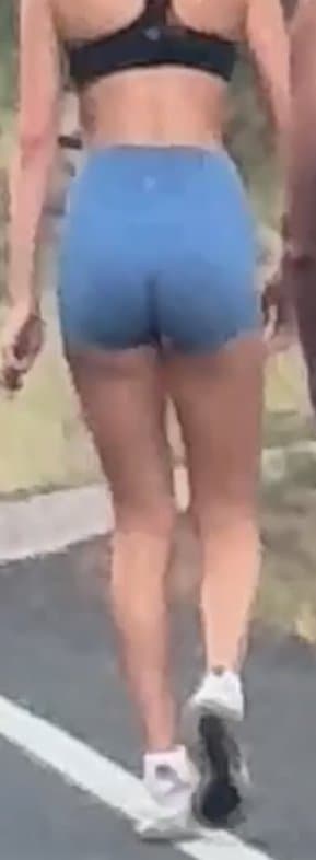 One of the most fine asses i have seen in a long time 21yo, bad photos creeped while driving my b