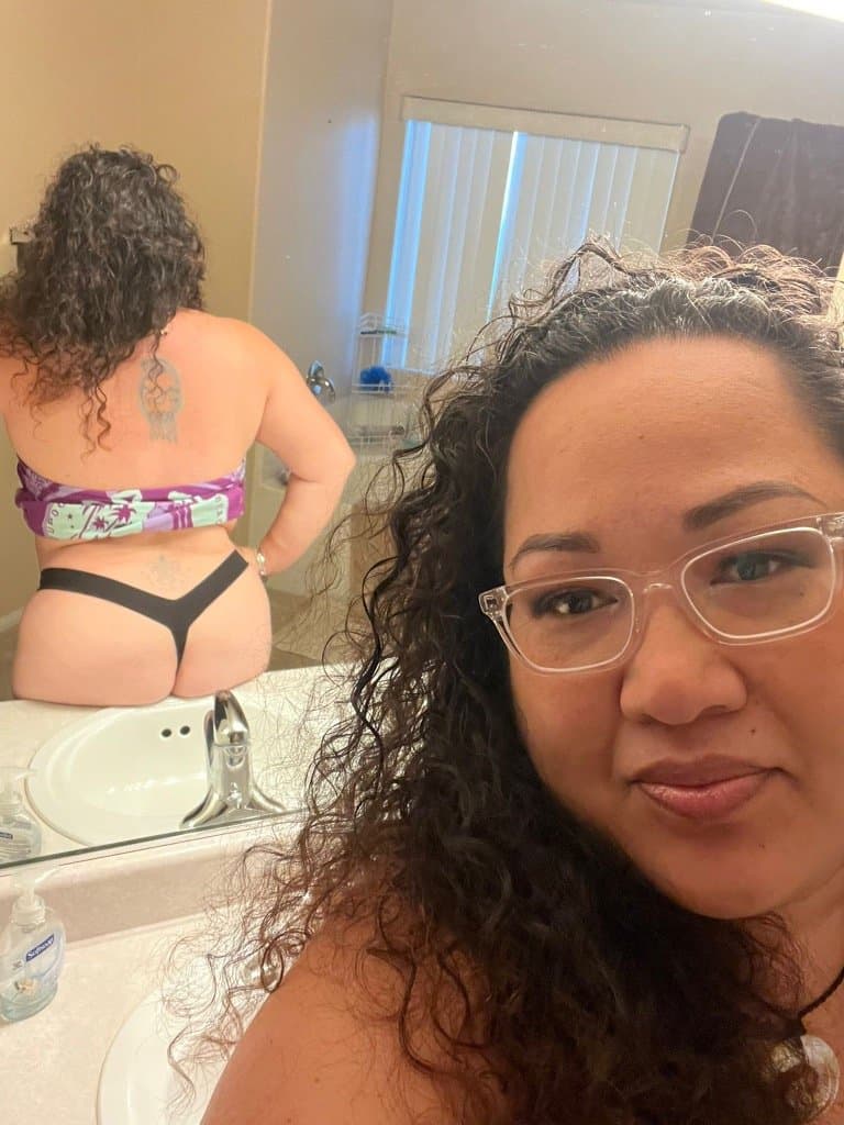 Click to view full size Pacific islander slut showing her big ass and tits