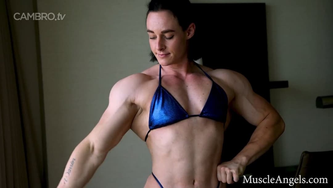 Mrs Kolly, no judge can watch her big muscles without ejaculating