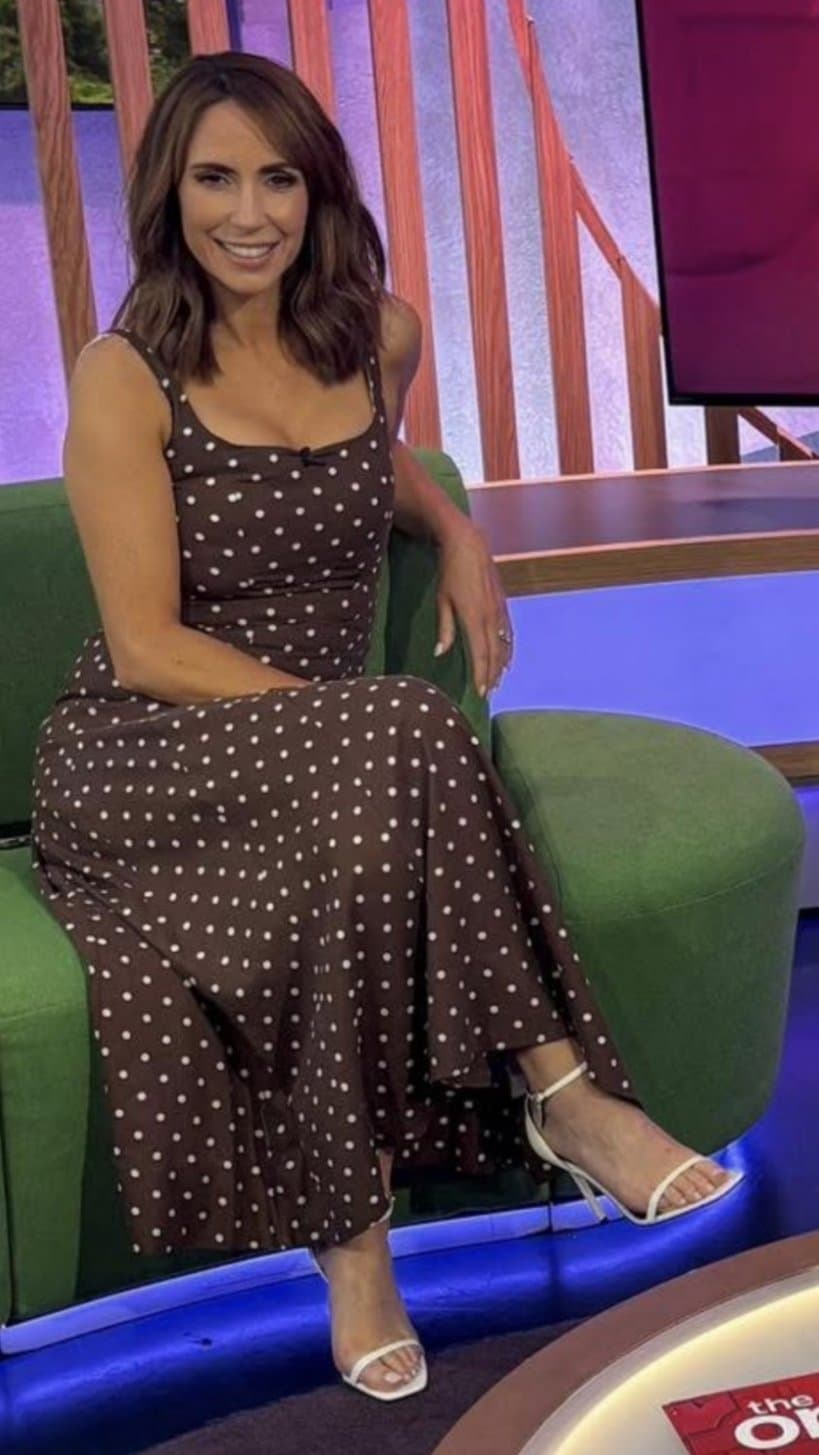 Busty TV presenter Alex Jones. Part 6.