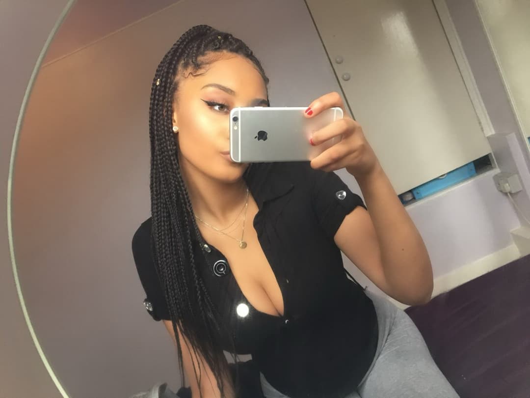 British Ebony Teen Stephanie aka Ebony Beauty Seymone (Rare Collection - Photo Gallery)