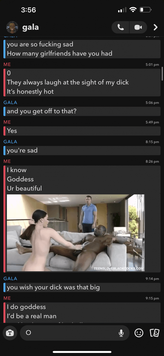 Click to view full size aussie wb chats w black goddess on snap