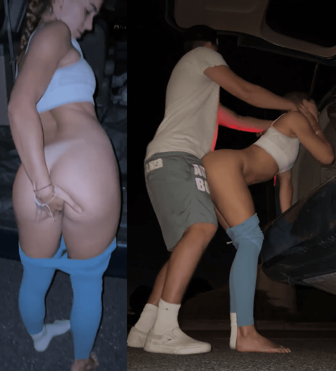 TEEN HITCHHIKER PAYS WITH SOFT PUSSY & MOUTH