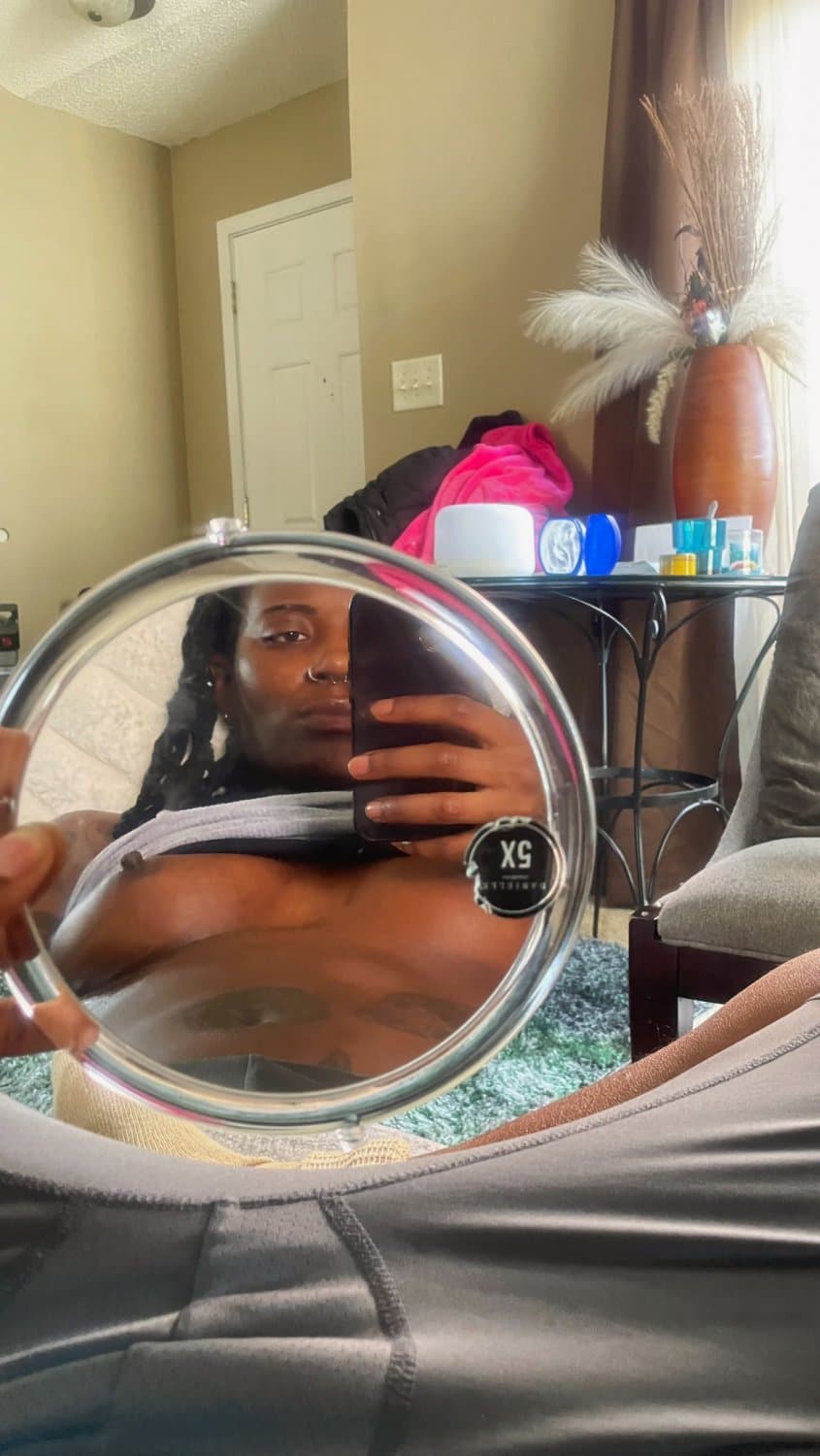 Black dyke stud ebony tomboy Tajee P2