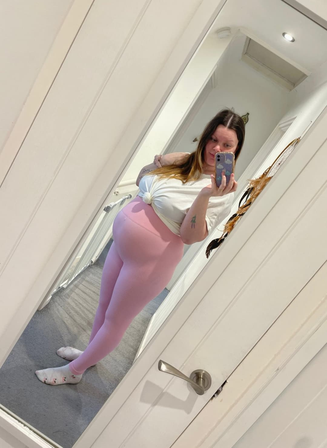 If you love pregnant bellies, here’s mine