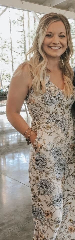 Hottie Macy happily does some topless jumping jacks backstage at the club