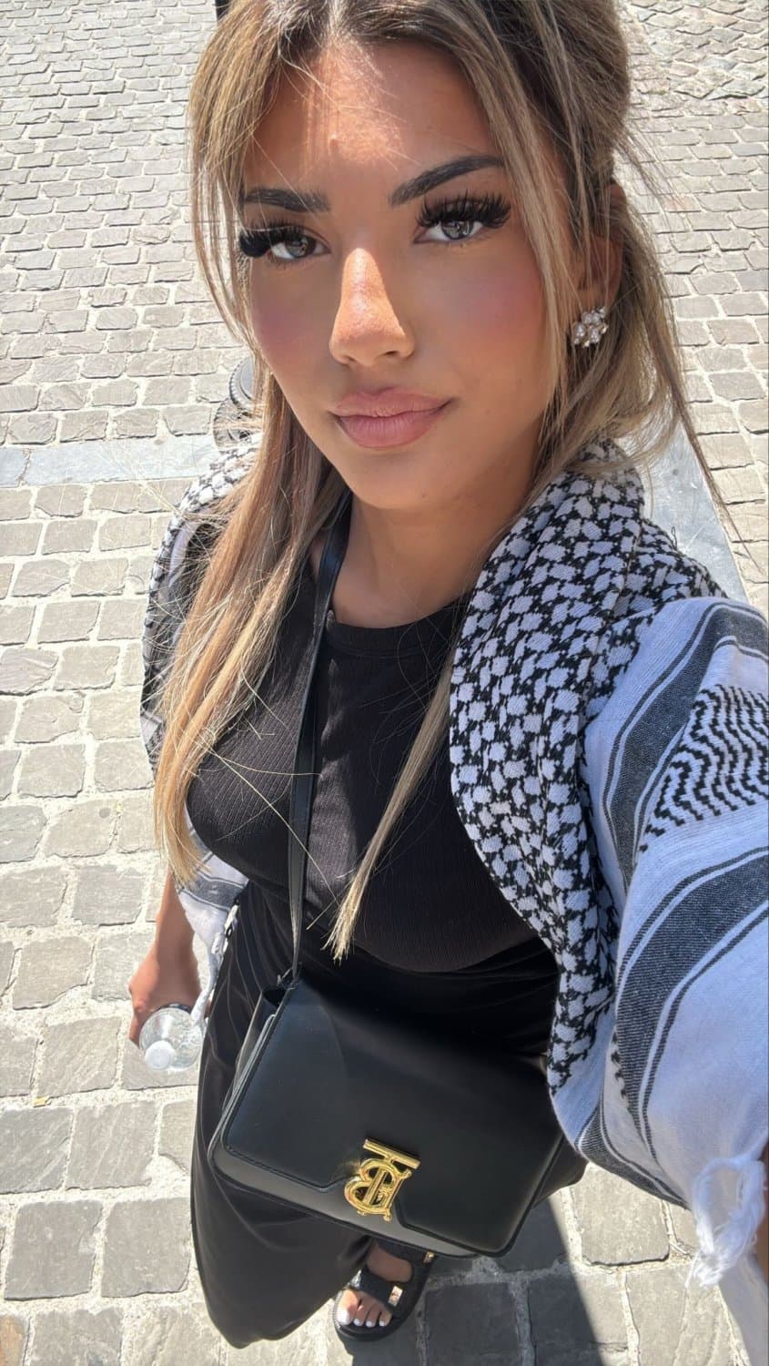 Hijabi Arab feet and spit compilation