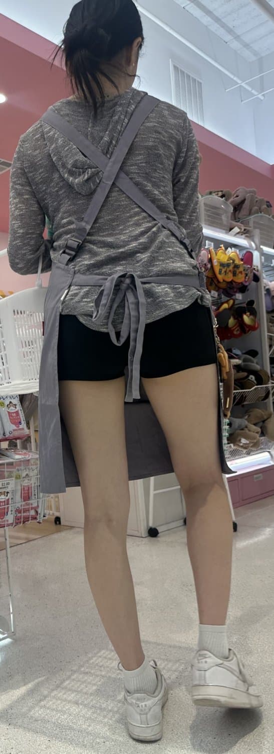Short Short Asian With Cute and Tiny Ass Creepshots