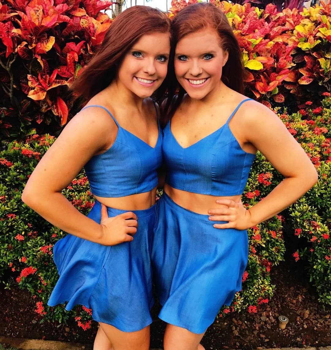 Hot College Bikini Twins (Redheads)(Athletic)