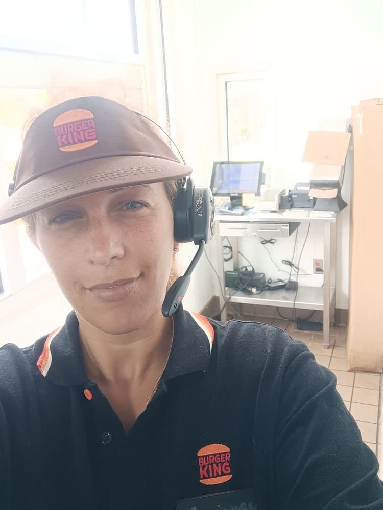 Burger King Employee with Huge Tits!