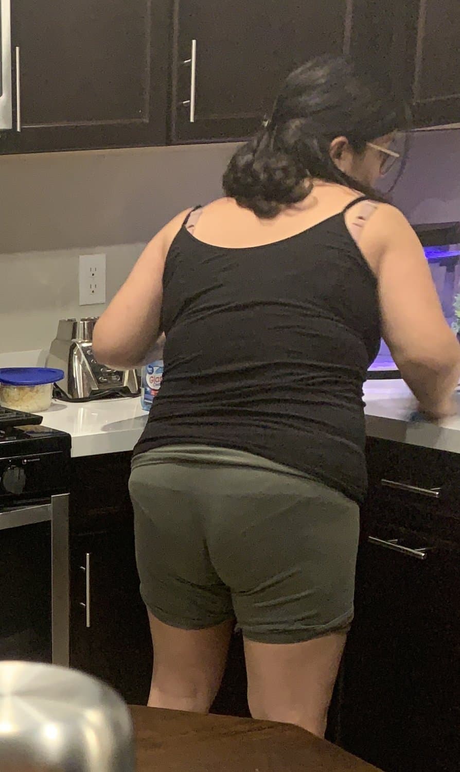 Love starring at my Latina sister ass