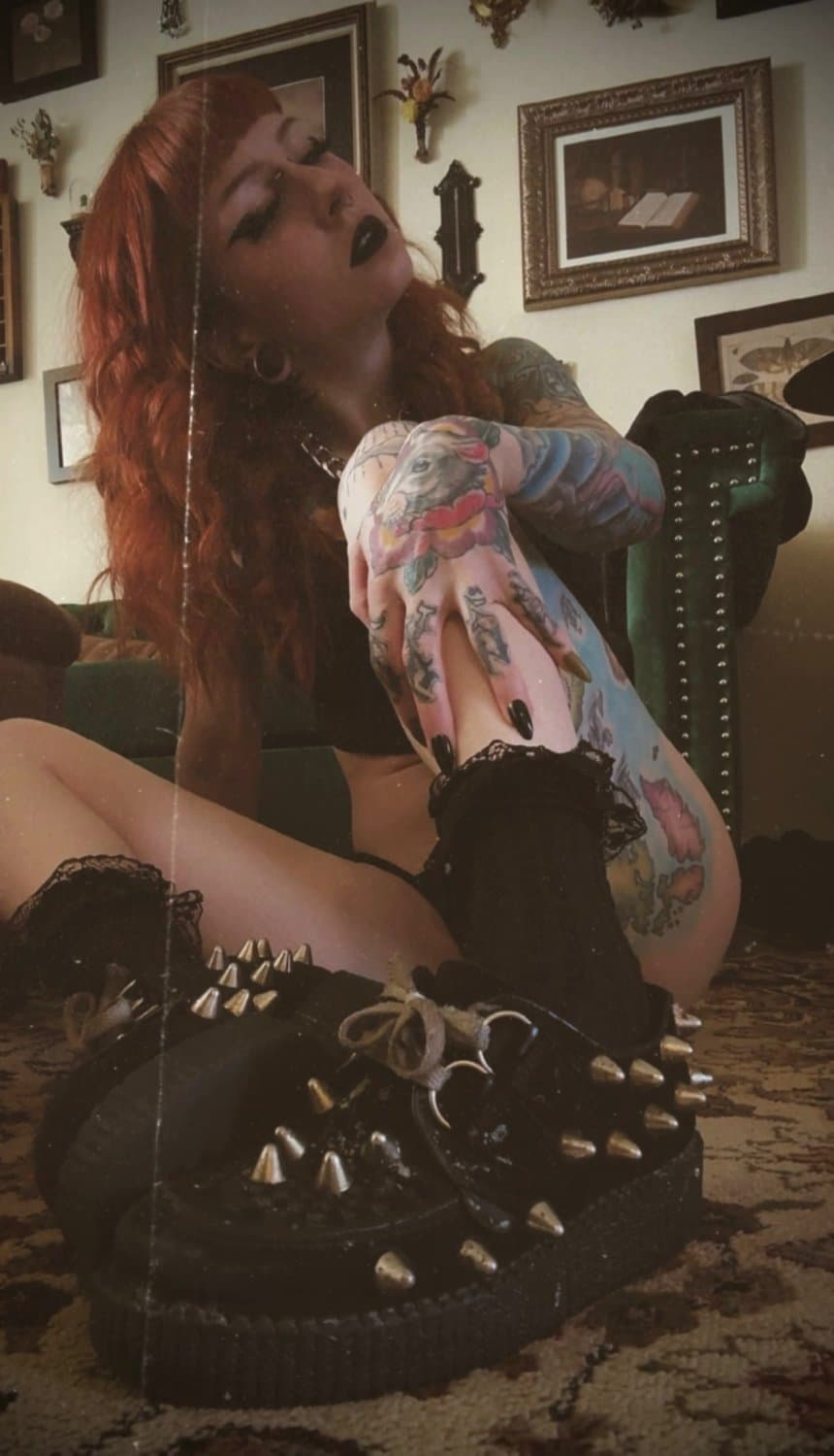 I smother your face with my feet