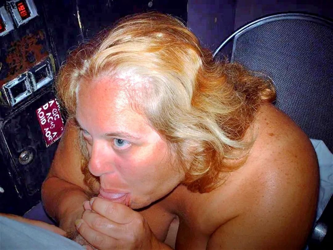 Nude Working the Adult Book Store Theater