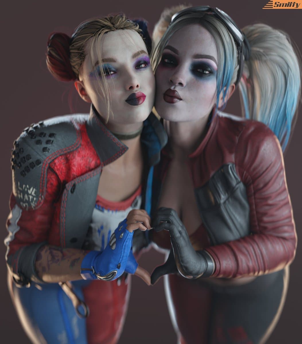 Harley Quinn Blacked