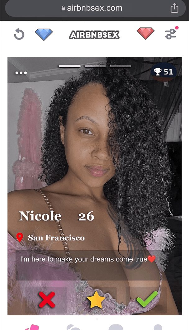 Click to view full size Nicole, 26, San Francisco - Busty Ebony Sucking Thick BBC
