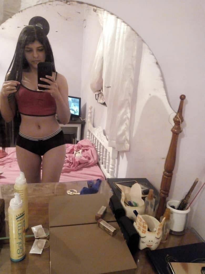 Morra mexicana con rico culo sexy con lencería putita muestras su Concha caliente