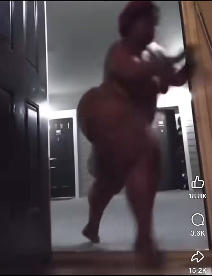 BBW Caught Twerking Naked?