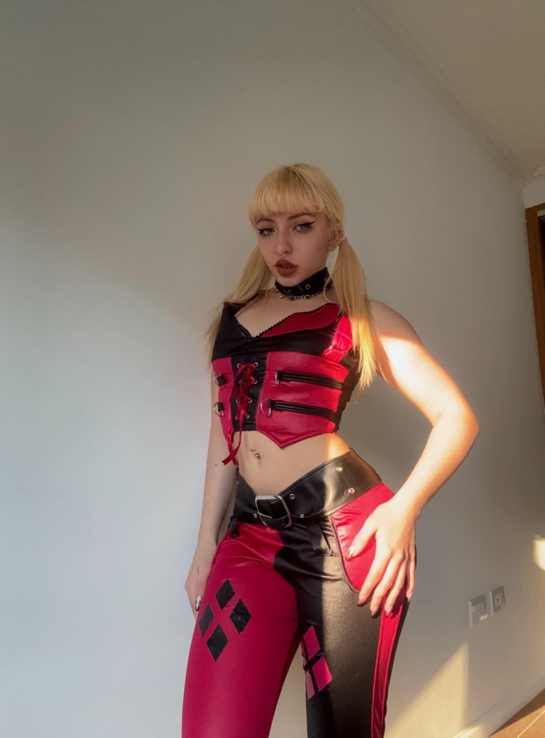 Still wearing your collar. Still thinking about your hands