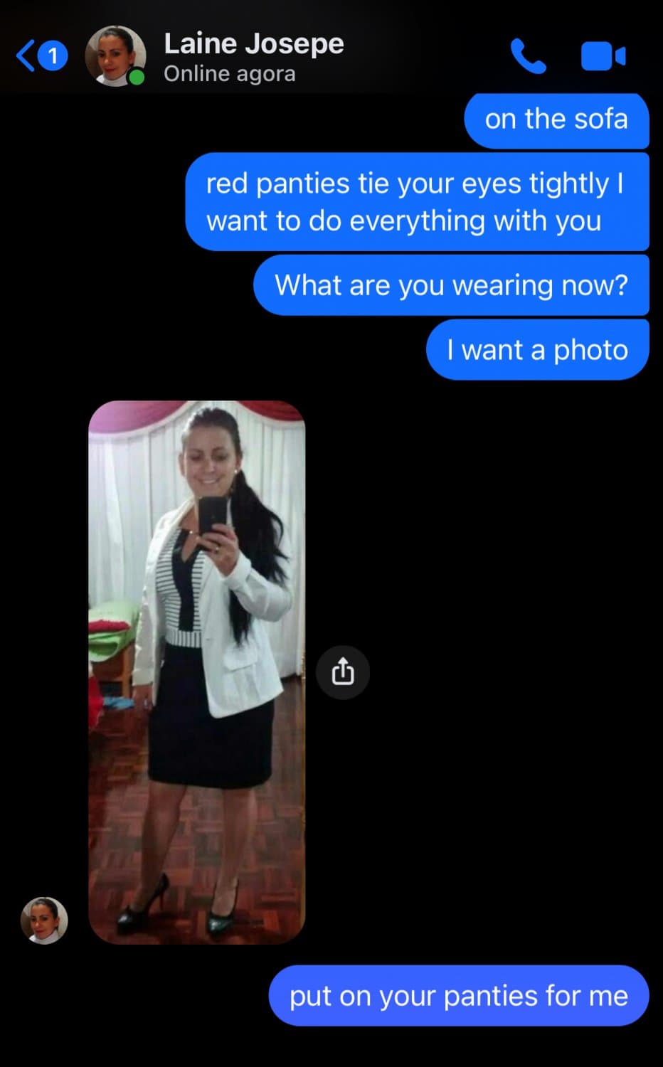 my father went traveling, I pretended to be my father and deceived my mother