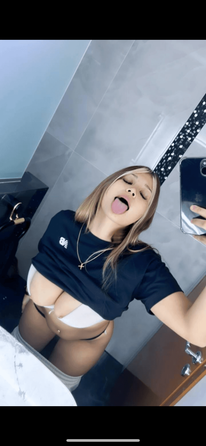 Cute Latina with saggy boobs