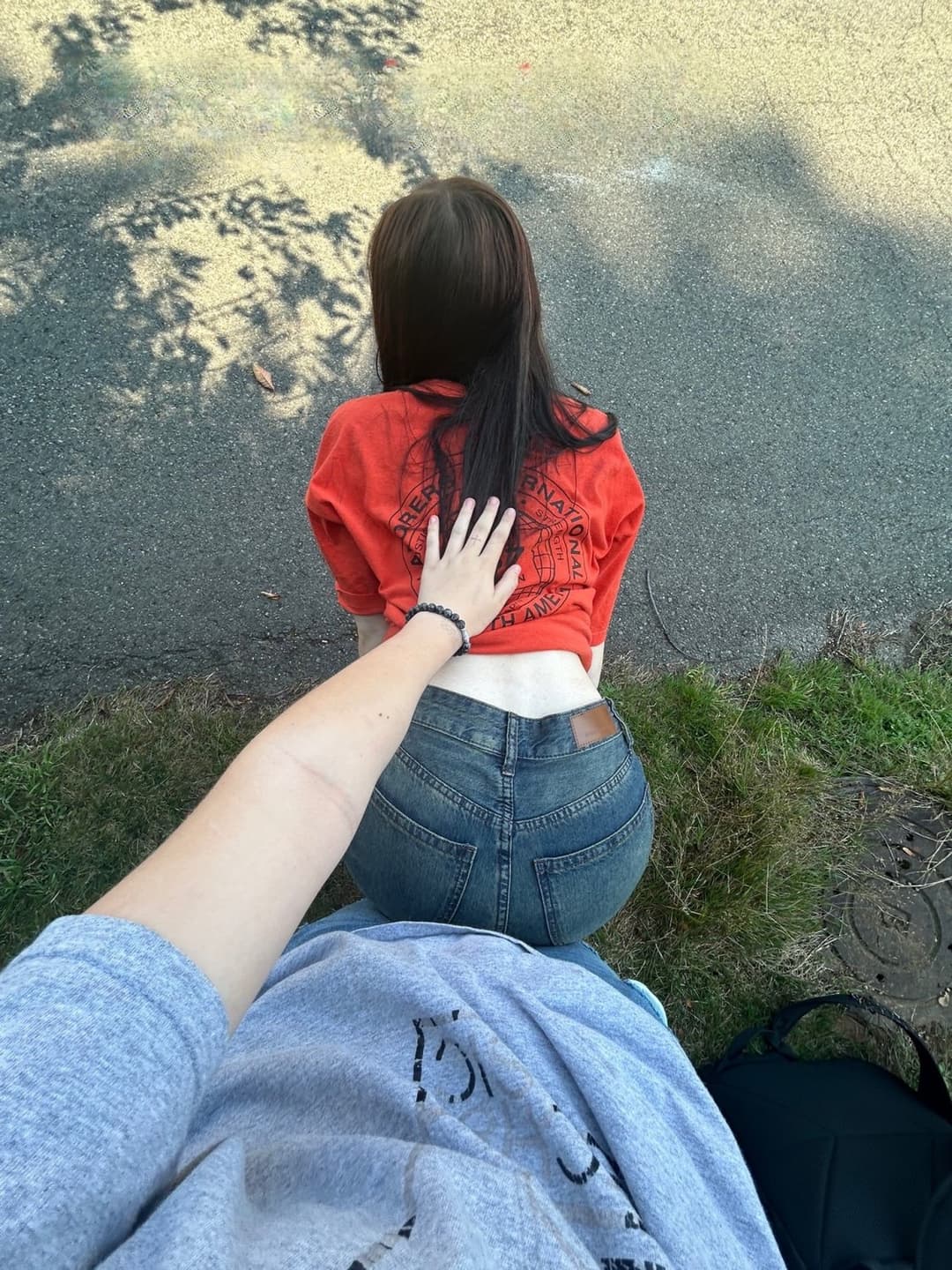 Her Plump Ass Bent Over For A Special Friend ?