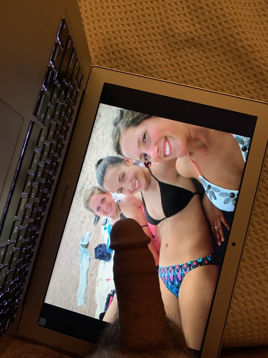 Cocking and Cumming Bikini Girls!